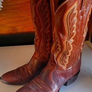 Tony Lama lizard skin